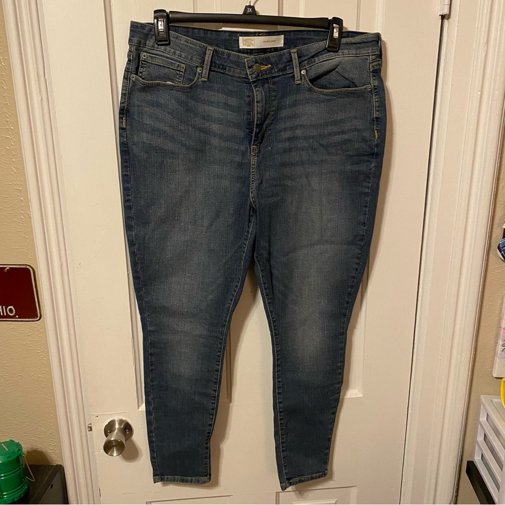 Mid-Rise Skinny Jeans - 18 SHORT